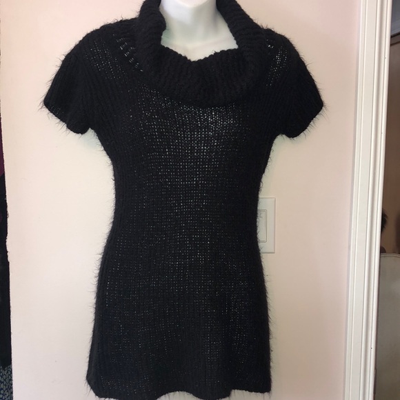 Dazzle Dazzle Knit sweater cowl neck top M - Picture 1 of 2